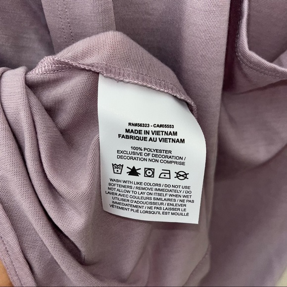 Nike women’s Yoga Dri-fit tank, various sizes, plum fog - Picture 6 of 6